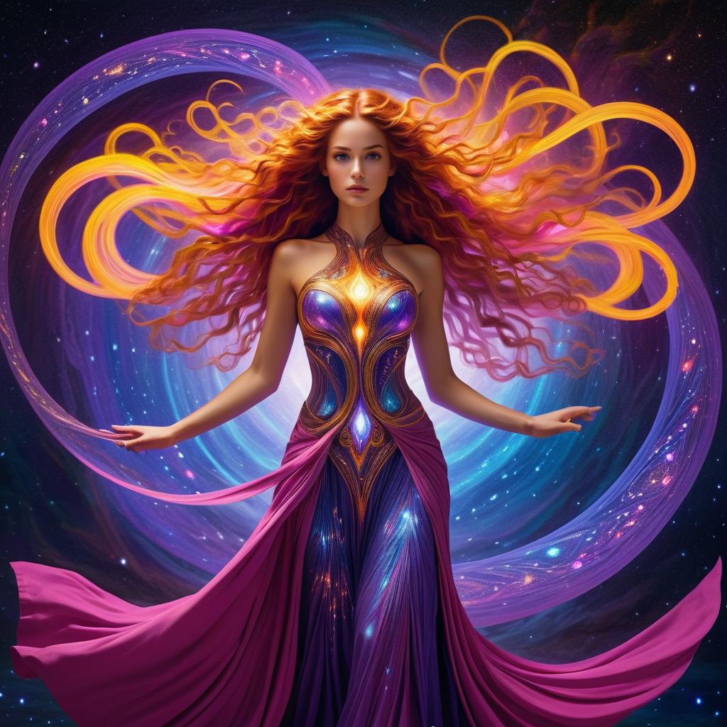 Quantum Sorceress in Cosmic Splendor