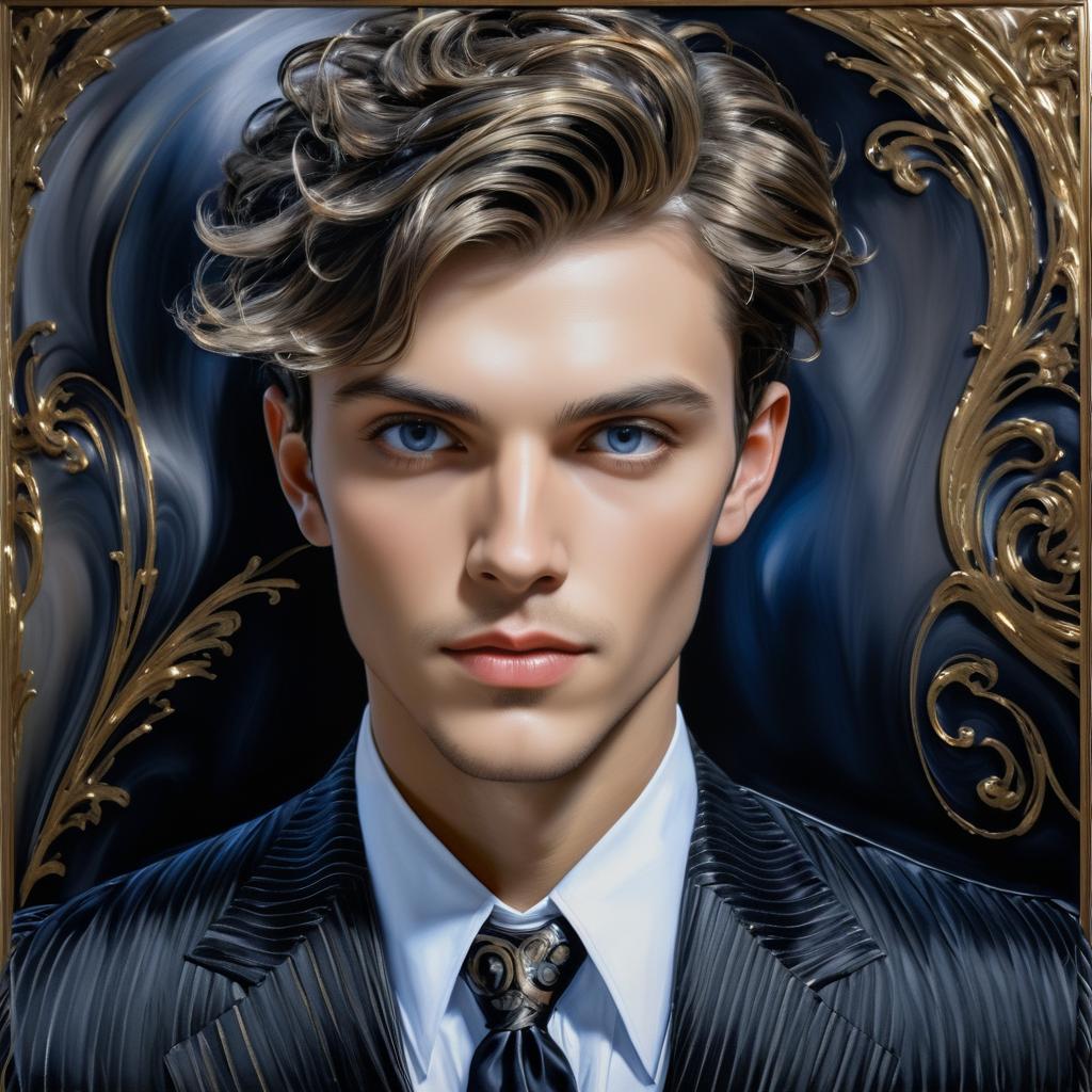 Ultra-Realistic Portrait of a Handsome Man