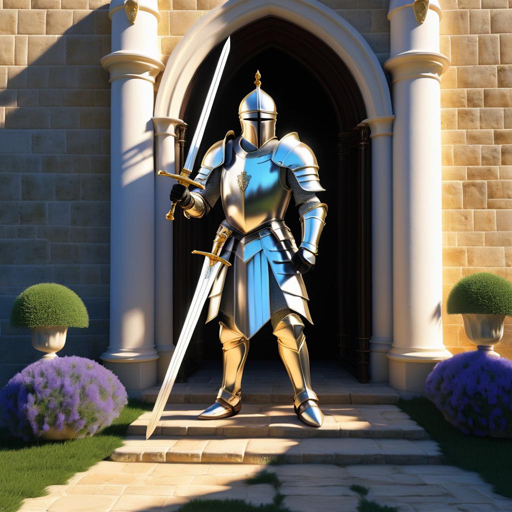 Cinematic Noble Knight in Shining Armor