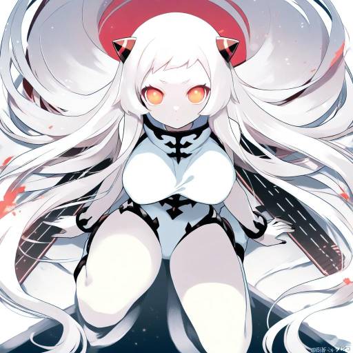 Illustration of Airfield princess, kantai collection in the style of Yuzuki gao