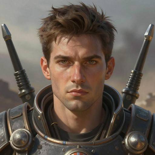 Ultra Realistic War Driver Portrait