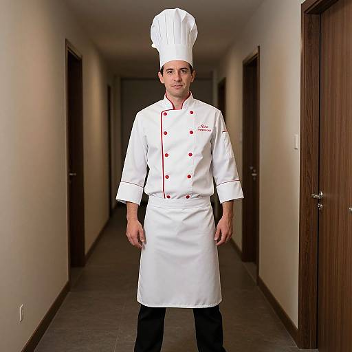 Iron Chef Man in Hallway