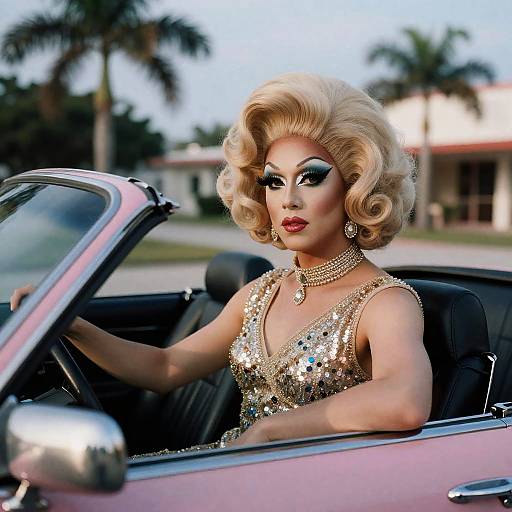 1969 Miami Drag Queen Portrait