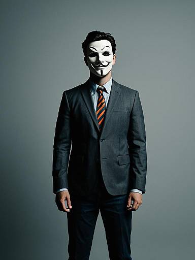 Blockbuster Halloween Masked Solo Male Portrait