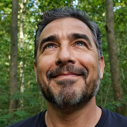 Hyperrealistic Portrait of Charismatic Man