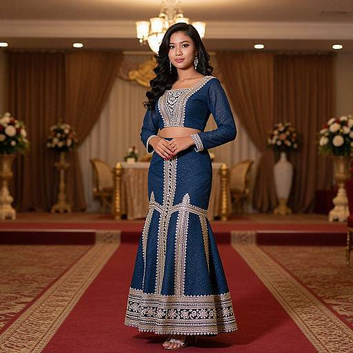 Asian Girl in Traditional Dress
