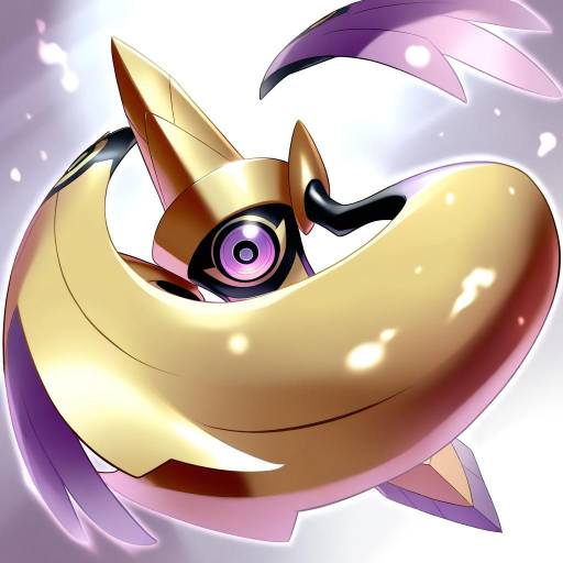 Illustration of Aegislash, pokemon in the style of Zen (kamuro)