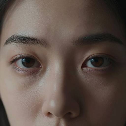 Worm's-Eye Close-Up Eye Portrait