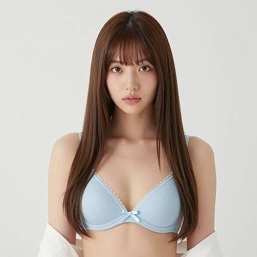 Portrait of a Young Woman in Casual Attire