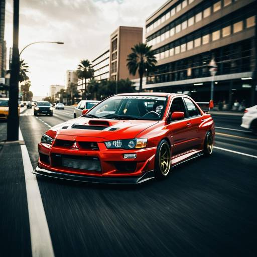 Cinematic Drift of a Mitsubishi Evo