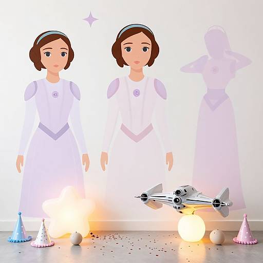 Pastel Sci-Fi Princess Leia Party