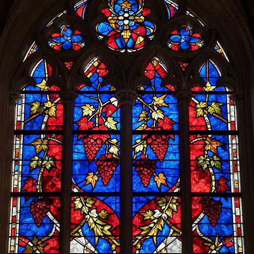 Notre Dame Stained Glass Detail
