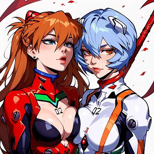 Neon Genesis Evangelion Female Pilots
