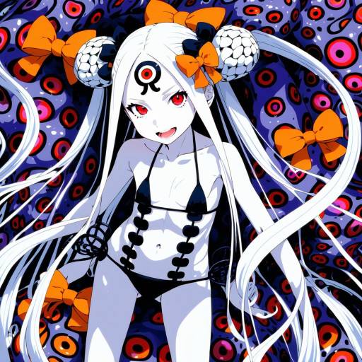 Illustration of Abigail williams (swimsuit foreigner) (first ascension) (fate), fate/grand order in the style of Kitahara tomoe (kitahara koubou)