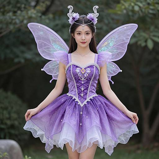 Purple Fairy Adult Costume