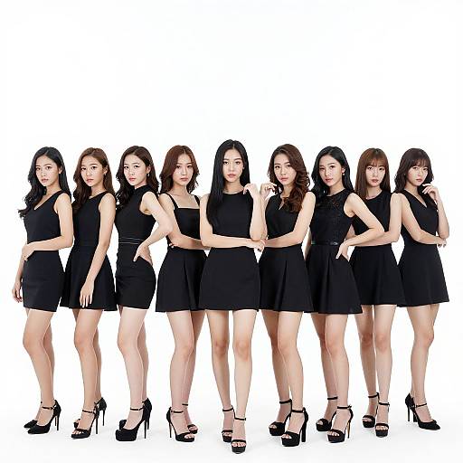 Stylish Group of Confident Asian Women