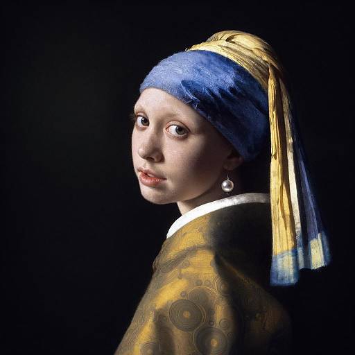 Modern Interpretation of Girl with a Pearl Earring