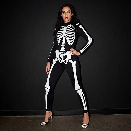Skeleton Bodysuit Halloween Costume
