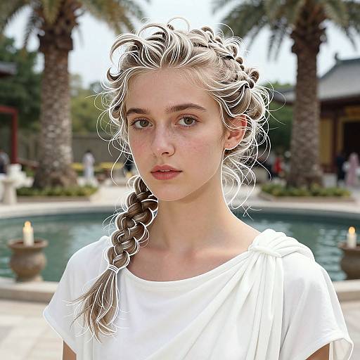 Elegant Cinematic Financial Analyst Portrait