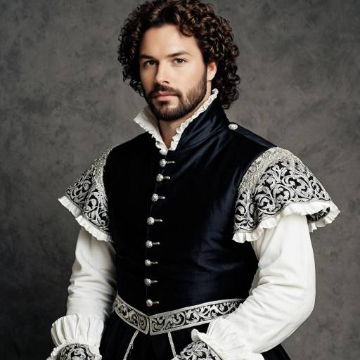 Man in Elizabethan Noble Military Dress