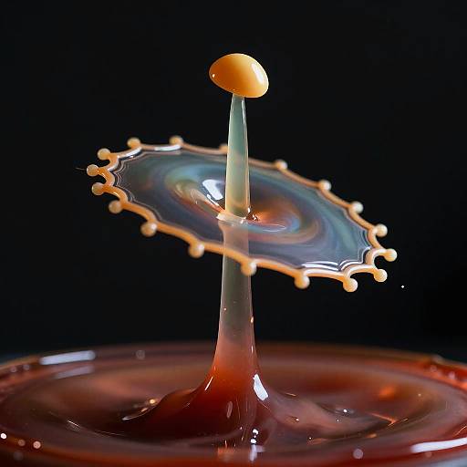 Cinematic Splash of Colorful Liquids