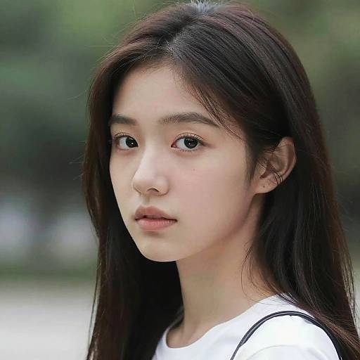 Realistic Detailed Portrait of Girl