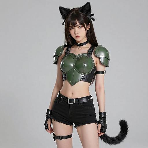 High-Quality Sinon with Animal Ears