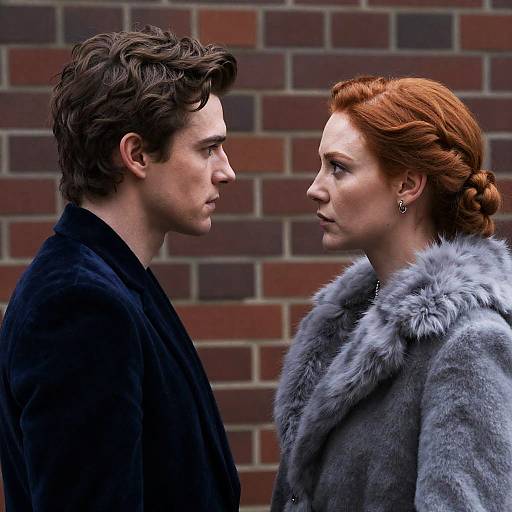 Intense Gaze: A Profile Portrait