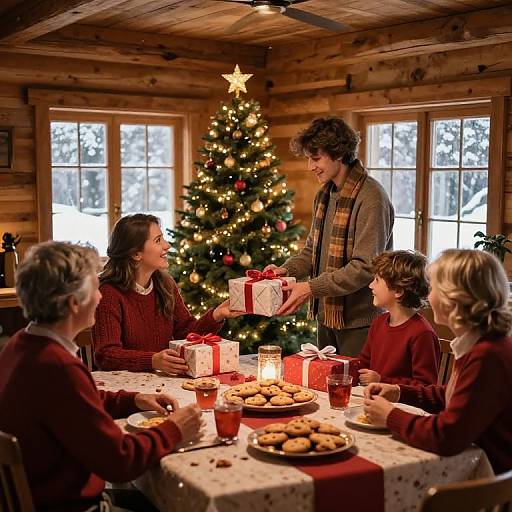 Multigenerational Family Christmas Gift Exchange