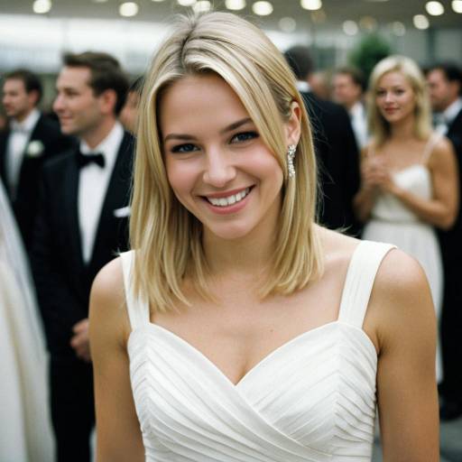 Elegant Solo Portrait in White Dress