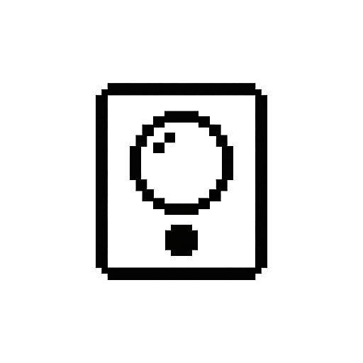 Minimalist 8-Bit Arcade Token Logo