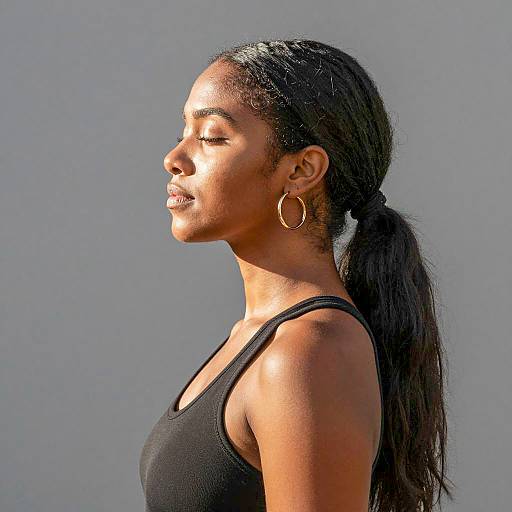 Serene Portrait of a Young Woman