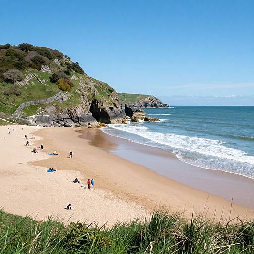Spring at Alnmouth Beach