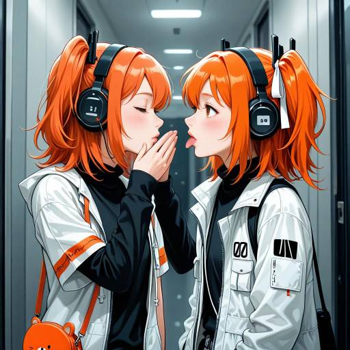 Surprise Kiss in a Lonely Corridor