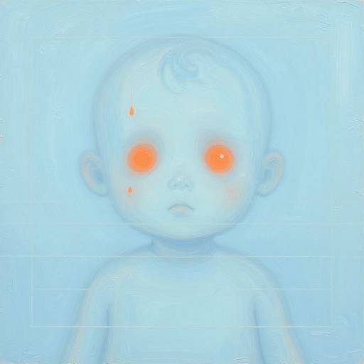 Ghastly Haunted Painterly Scene