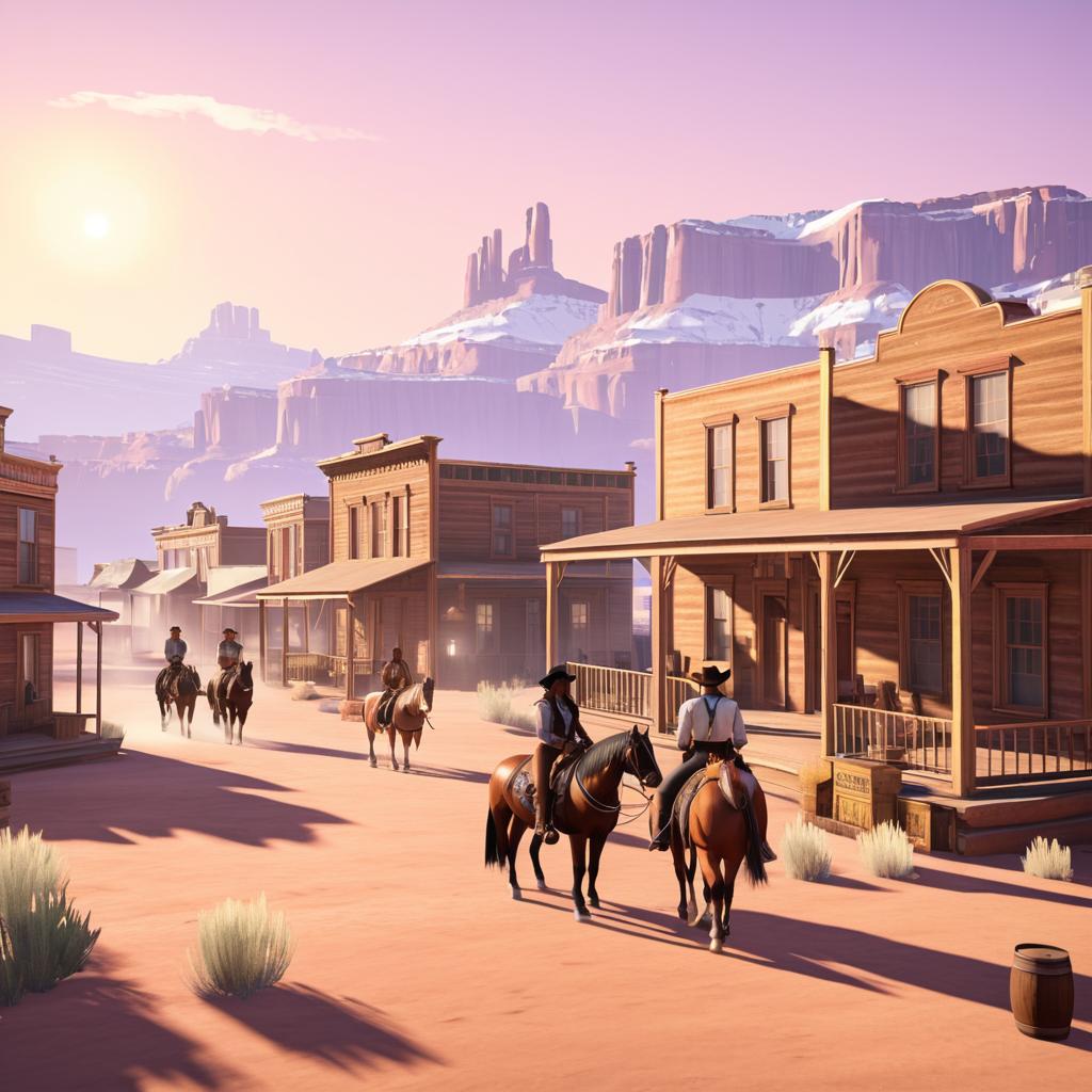 1920s Dating Simulator in Old West Saloon