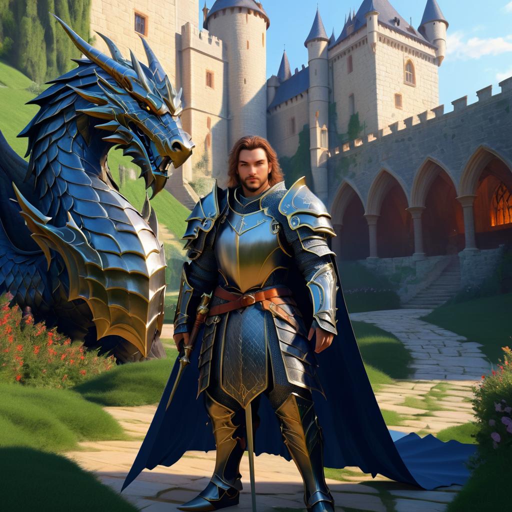 Epic Dragon Knight Concept Art