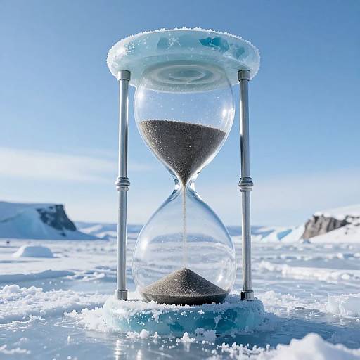 Colossal Ice-Encased Hourglass