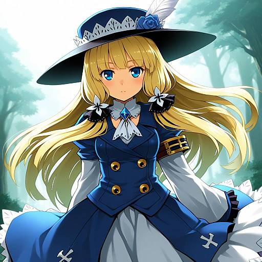 Illustration of Gunner (sekaiju), sekaiju no meikyuu in the style of Rex k