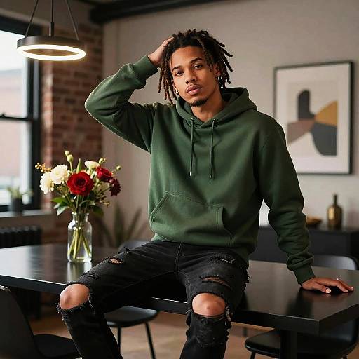 Cinematic Portrait of Urban Young Man