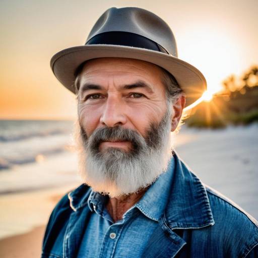Sunset Beach Portrait of a Gentleman