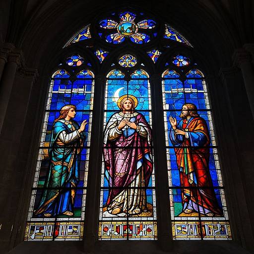 Liquid Glass Cathedral with Melodic Windows