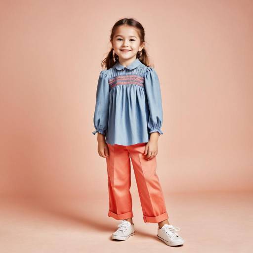 Smiling Girl in Casual Outfit