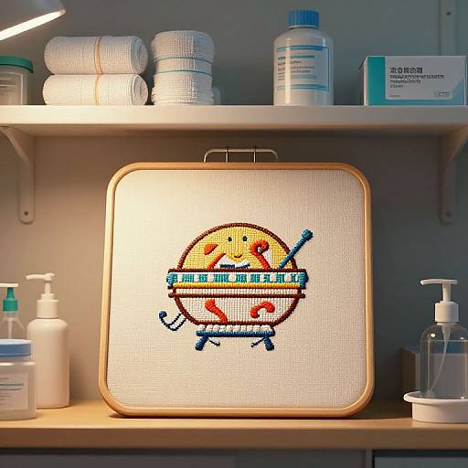 Cozy Operating Room Embroidery Template