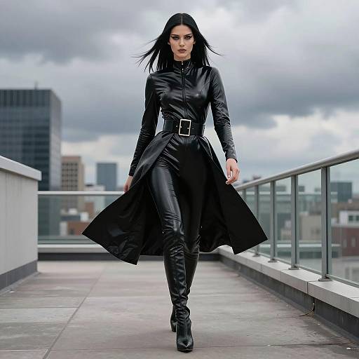 Moody Urban Fetish Fashion Editorial