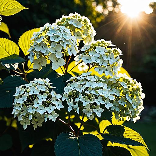 O'Keeffe-Inspired Northern Hydrangea Macro Glow