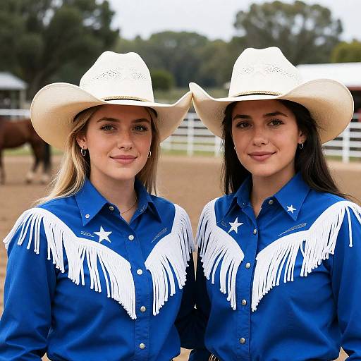 Sisterhood at the Rodeo: Blue Cowboy Style