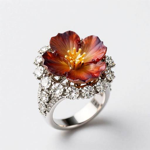 Intricate Diamond Magic Ring Photography
