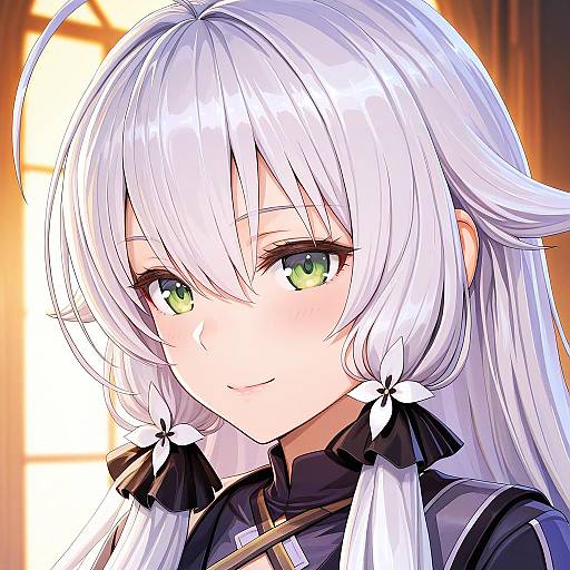 Illustration of Altina orion, eiyuu densetsu in the style of Arsenixc