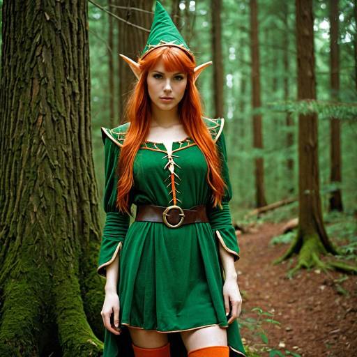 Enchanting Extra Large Elf Costume in Nature